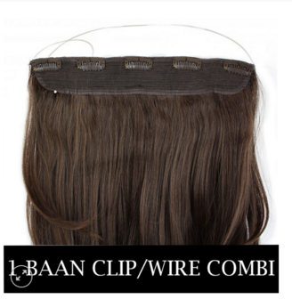 1 baan Clip &amp; Flip Deep Dark Brown