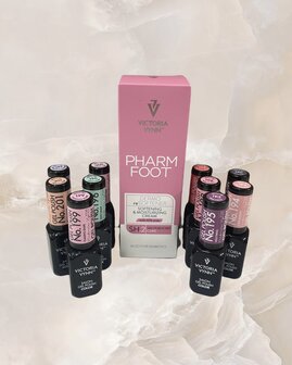 Gratis pharm foot cream twv 12,95 bij aankoop van 10 Victoria Vynn lakjes.