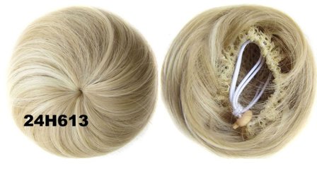 dubbel smal Componeren Haarstukje Knot - Clip In Knot #24H/613 - Hairshoponline