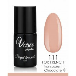 Vasco Gelpolish 111 For French Transparent Chocolate 6ml 