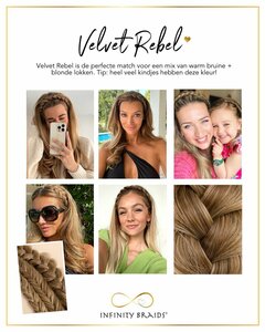 Infinity Braids® - Infinity Braidies - Velvet Rebel