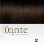 Dante Clips In LIGHT 42 cm Natural Straight kleur 2 Donker Bruin